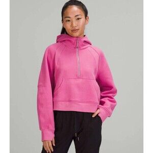 Lululemon Scuba Oversized Half-Zip Hoodie - Size M/L - Pink Blossom PBOL Rare